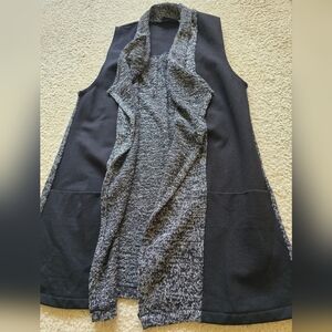 94. Dex Sleeveless Open Front Vest XS/S with Pockets